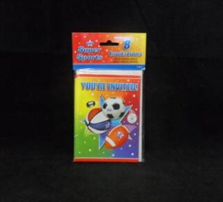 INVITACIONES PARA FIESTA 8 PC