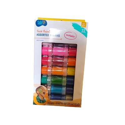 JUEGO DE 24 PIEZAS DE PINTURA PARA ARTE CORPORAL
