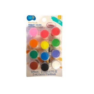 SET DE PINTURA LAVABLE PARA ROSTRO Y CUERPO DE 12 COLORES