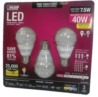 SET DE BOMBILLAS 3 PC LED 40 W