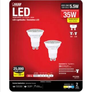 SET DE BOMBILLA 2 PC LED 35 W