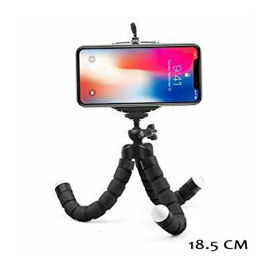 Tripode Flexible con Adaptador Octopus Negro Guatemala precio