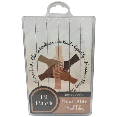 SET DE LIMAS DE UÑAS DE DOBLE CARA 12 PC