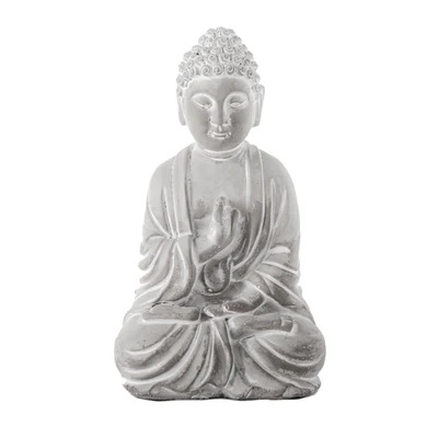 ESCULTURA DE BUDDHA DE CERAMICA 23 X 12 CM