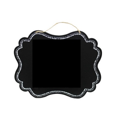 LETRERO DECORATIVO DE PIZARRA 35 X 28 CM