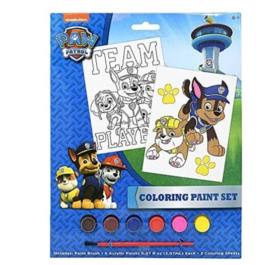 SET DE ACCESORIO CON PINTURA PAW PATROL