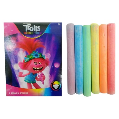 SET DE CALCOMANIAS DE TIZA DE TROLLSTOPIA