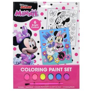 SET DE PINTURA CON HOJAS DE MINNIE DISNEY