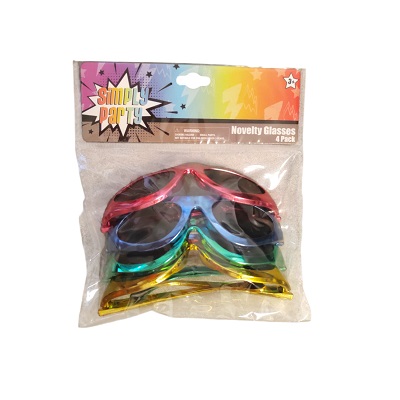 LENTES PARA FIESTA 4 PC