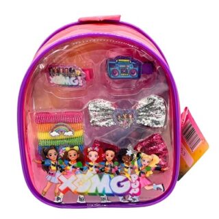 MOCHILA DE GANCHOS PARA PELO PARA NIÑAS 5 PC