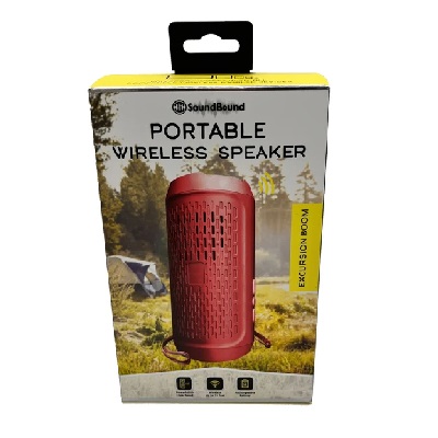 BOCINA CON BLUETOOH ROJA