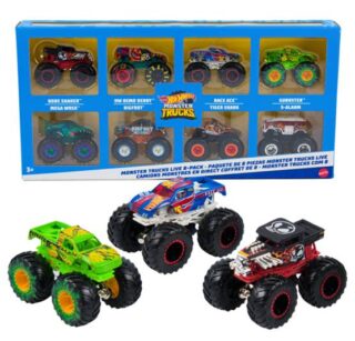 SET DE HOT WHEEL 8 PC MONSTER TRUCKS
