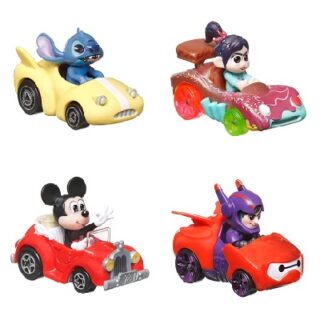 SET DE CARROS HOT WHEELS RACER VERSE DISNEY 4 PC