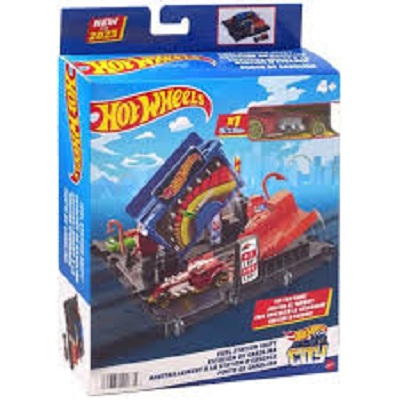 PISTA DE PUESTO DE GASOLINA HOT WHEELS