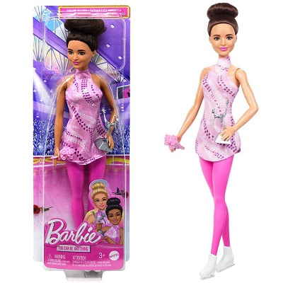 MUÑECA DE BARBIE PATINADORA ARTISTICA 29 X 8 CM