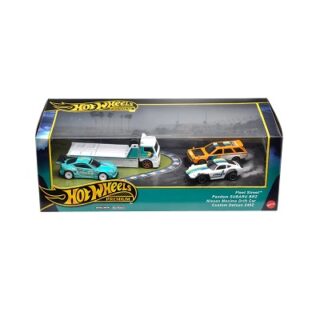 SET DE COLECCION PREMIUM HOT WHEELS 4 PC