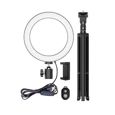 ARO DE LUZ PARA TOMAR FOTOS 8 PULGADAS