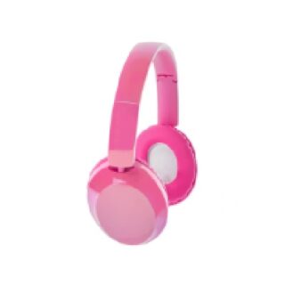 AUDIFONOS DE DIADEMA BLUETOOTH ROSADO 18 CM