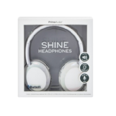 AUDIFONOS DE DIADEMA BLUETOOTH BLANCO 18 CM