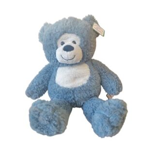PELUCHE DE OSO 36 X 33 CM COLOR AZUL