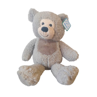 PELUCHE DE OSO 36 X 33 CM COLOR GRIS