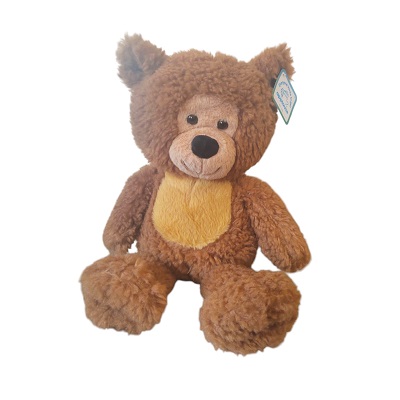 PELUCHE DE OSO COLOR CAFE 36 X 33 CM
