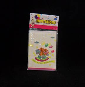 INVITACIONES PARA FIESTA DE CUMPLEAÑOS 8PC