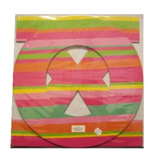 LETRAS DE CARTON PARA ADORNO SET X O