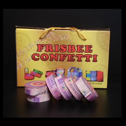 CAJA DE FRISBEE CONFETTI 36 PC