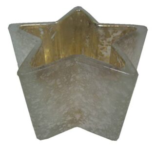 CANDELERO DE VIDRIO 11 X 7 CM