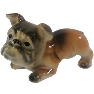 ADORNO DE PORCELANA PERRO BOXER 8x5 CM