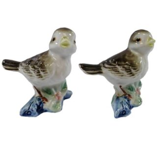 SET DE ADORNO DE PORCELANA 2 PC 6 CM