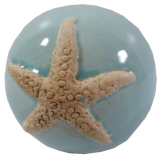 ADORNO DE CERAMICA 9 CM ESTRELLA DE MAR