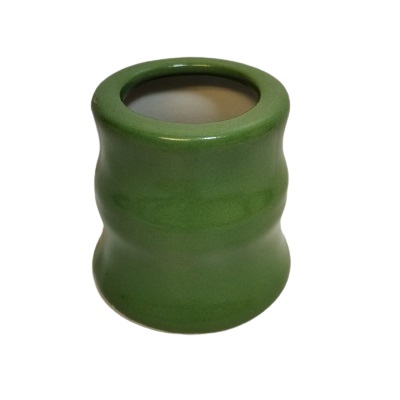 FLORERO DE CERAMICA DISEÑO BAMBU 7 CM