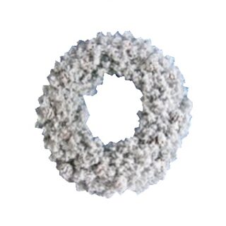 CORONA NAVIDEÑA DE NIEVE 60 CM