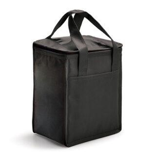 LONCHERA TERMICA NEGRA DE 23 X 20 CM