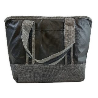 LONCHERA TERMICA NEGRA DE 40 X 25 CM