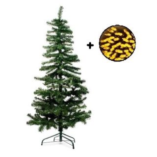 ARBOL NAVIDEÑO CON LUZ 100X23X24 CM