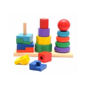 JUGUETE INTELIGENTE DE MADERA TOWER SHAPE