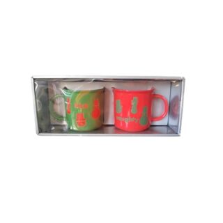 SET DE TAZAS NAVIDEÑAS 2 PC