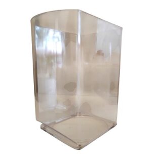 BURBUJA TRANSPARENTE PARA DISPENSADOR TRIPLE