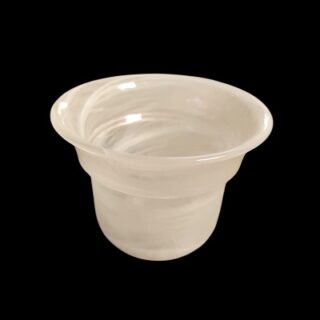 RECIPIENTE DE VIDRIO BLANCO 6 OZ