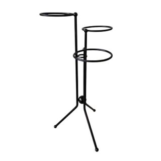 BASE DE CANDELERO COLOR NEGRO 28 X 11 CM