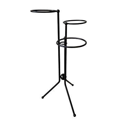 BASE DE CANDELERO COLOR NEGRO 28 X 11 CM