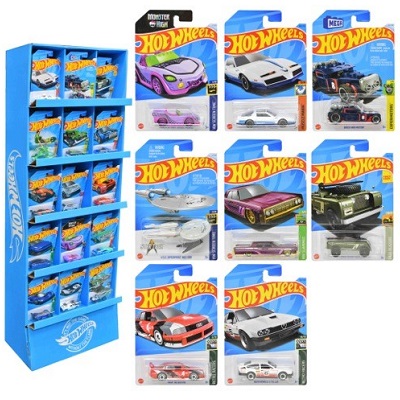 CAJA DE HOT WHEELS VARIADOS 60 PC