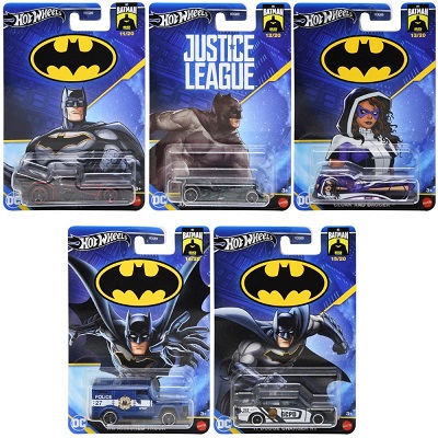 CAJA DE HOT WHEELS 10 PC BAT-MAN