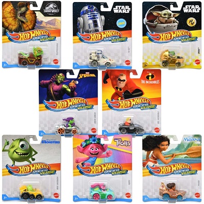 CAJA DE CARROS HOT WHEELS RACER VERSE 8 PC