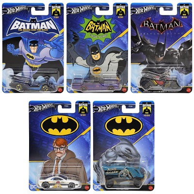 CAJA DE HOT WHEELS 10 PC BAT-MAN