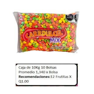 FRUTITA DE CORAZON DULCERAMA 10 BOLSAS