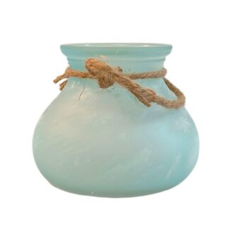 FARSCO MEDIANO DECORATIVO DE VIDRIO AZUL 12 CM